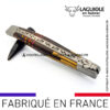 couteau laguiole manche marqueterie etincelle