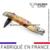 couteau laguiole manche marqueterie orgue