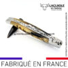 couteau laguiole manche en croûte de bélier