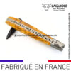couteau laguiole crocus manche olivier