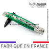 couteau laguiole manche en pierre de malachite