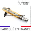 couteau laguiole crocus manche pointe de corne