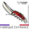 sommelier laguiole en aubrac guimauve rouge (acrylique)