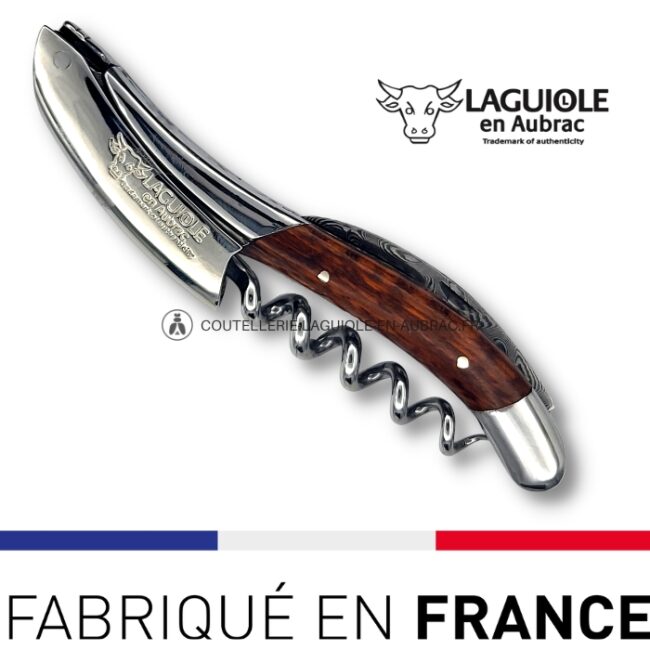 sommelier prestige laguiole en aubrac lame damas amourette