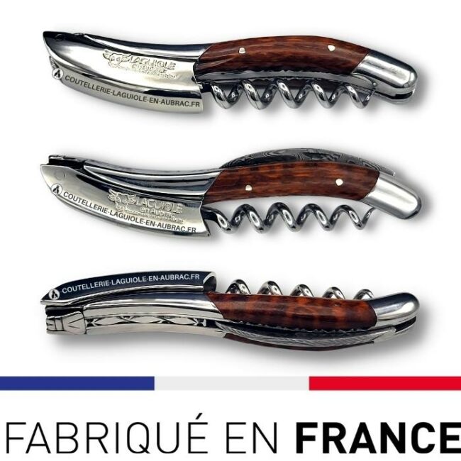 sommelier prestige laguiole en aubrac lame damas amourette