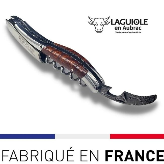 sommelier prestige laguiole en aubrac lame damas amourette