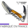 sommelier prestige laguiole en aubrac lame damas olivier