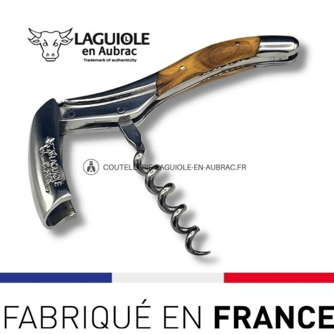 sommelier prestige laguiole en aubrac lame damas olivier