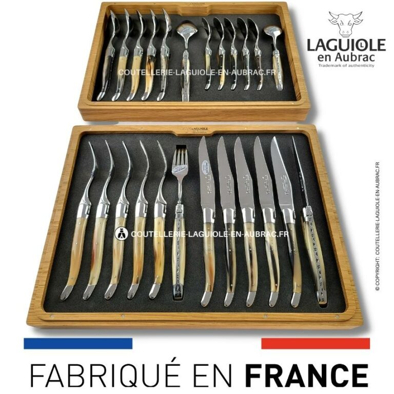 Bistrot Corne, Effet Corne - Ménagère 24 pièces main image 1