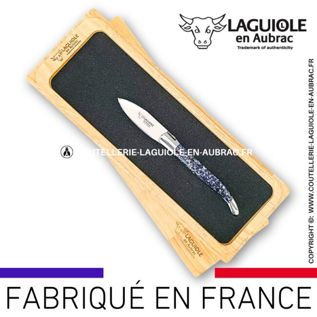 couteau à huître laguiole en aubrac en coquilles st jacques