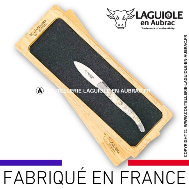 couteau à huître laguiole en aubrac en coquilles st jacques