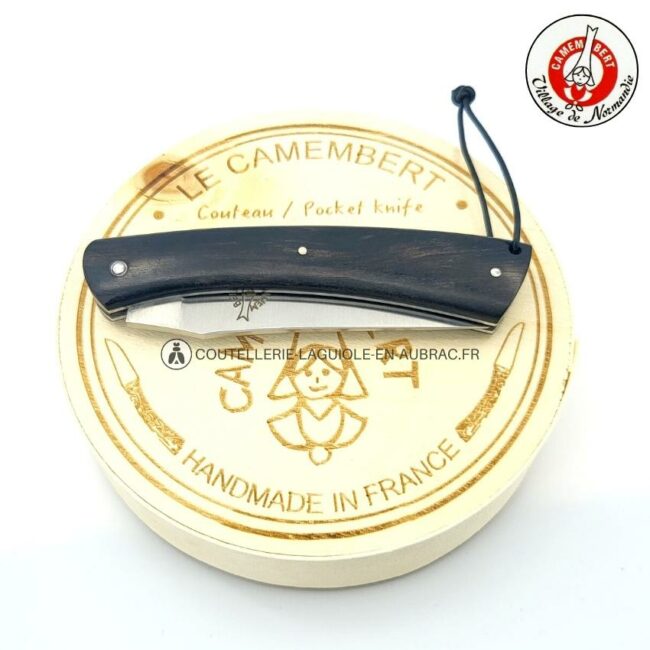 couteau camembert manche en ebène