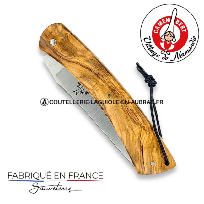 couteau pliant le camembert® en olivier