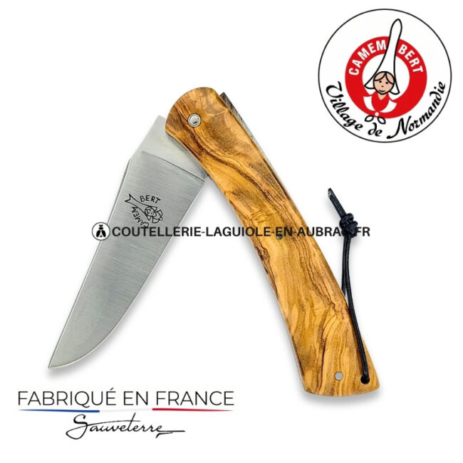 couteau pliant le camembert® en olivier