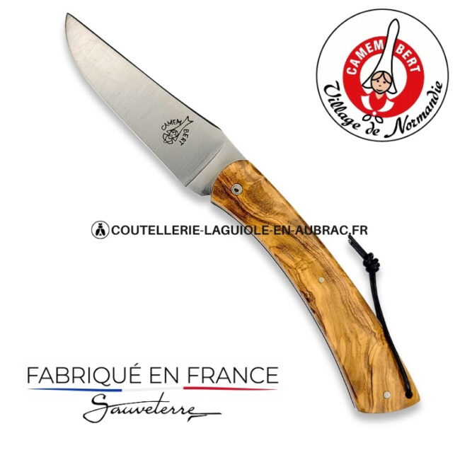 couteau pliant le camembert® en olivier