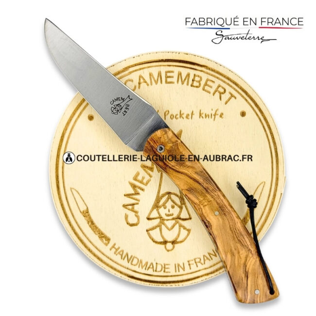 couteau pliant le camembert® en olivier