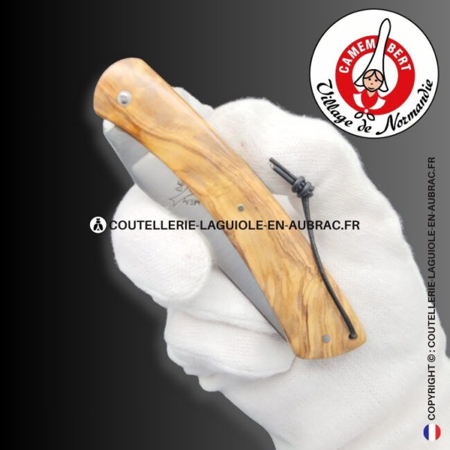 couteau pliant le camembert® en olivier