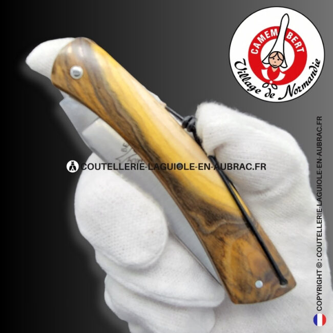 couteau pliant le camembert® en pistachier