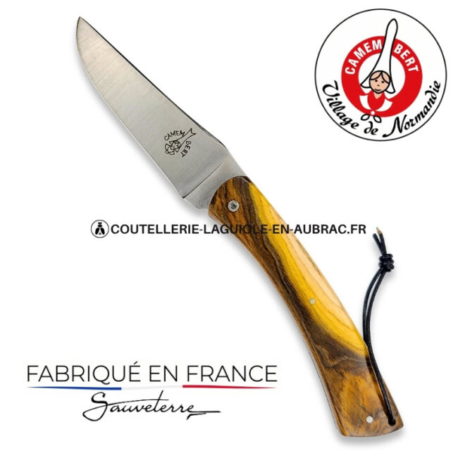 couteau pliant le camembert® en pistachier
