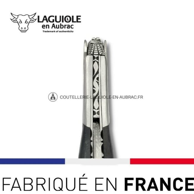 sommelier laguiole en aubrac abeille prestige Ébène