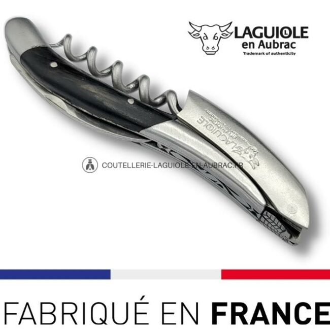 sommelier laguiole en aubrac abeille prestige Ébène