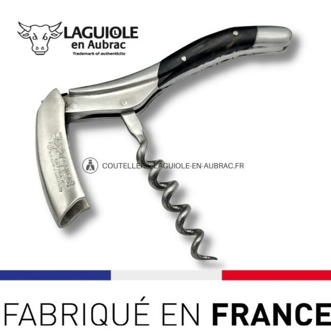 sommelier laguiole en aubrac abeille prestige Ébène