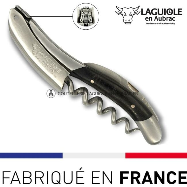 sommelier laguiole en aubrac abeille prestige Ébène