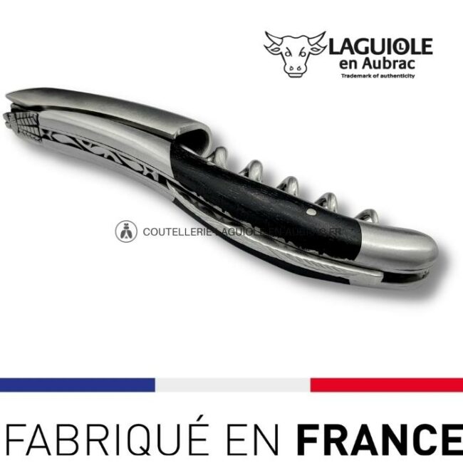 sommelier laguiole en aubrac abeille prestige Ébène