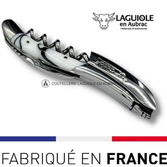 sommelier laguiole en aubrac guimauve blanc (acrylique)