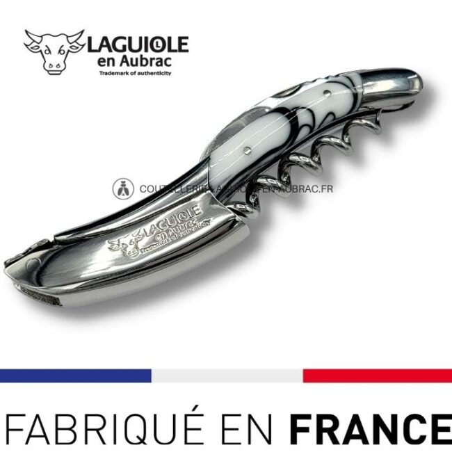 sommelier laguiole en aubrac guimauve blanc (acrylique)