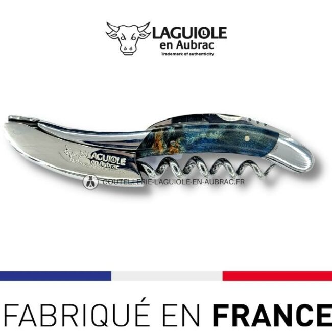 sommelier laguiole en aubrac loupe de peuplier bleue