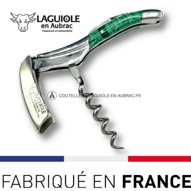 sommelier laguiole en aubrac pierre de malachite