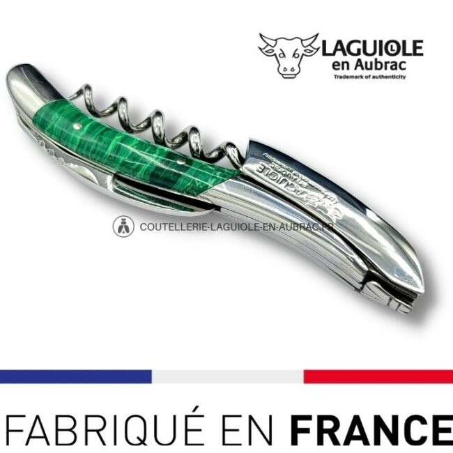 sommelier laguiole en aubrac pierre de malachite
