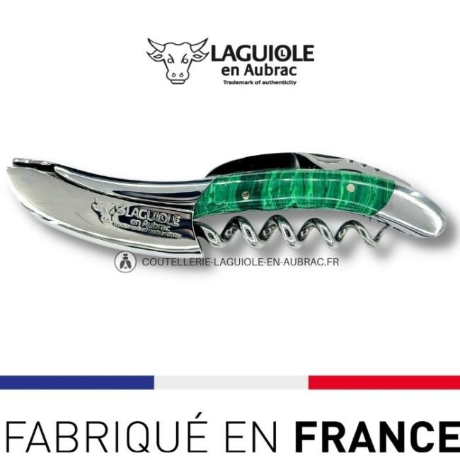 sommelier laguiole en aubrac pierre de malachite
