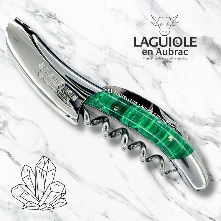 sommelier laguiole en aubrac pierre de malachite