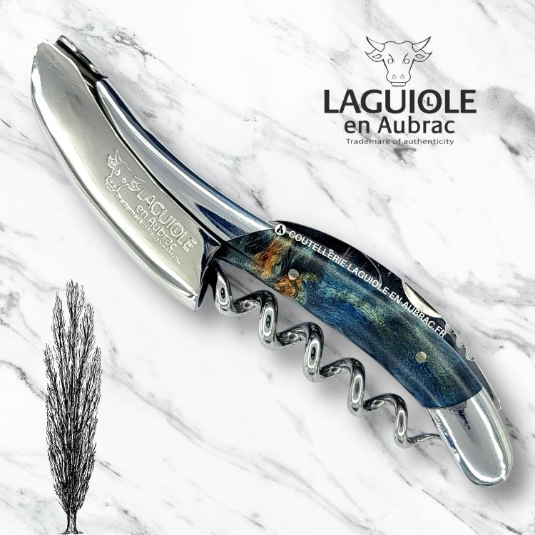 sommelier laguiole en aubrac loupe de peuplier bleue