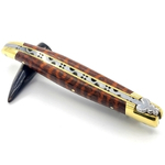 couteau laguiole en amourette laiton