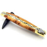 couteau laguiole en genevrier laiton