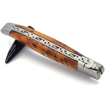 couteau laguiole en thuya inox