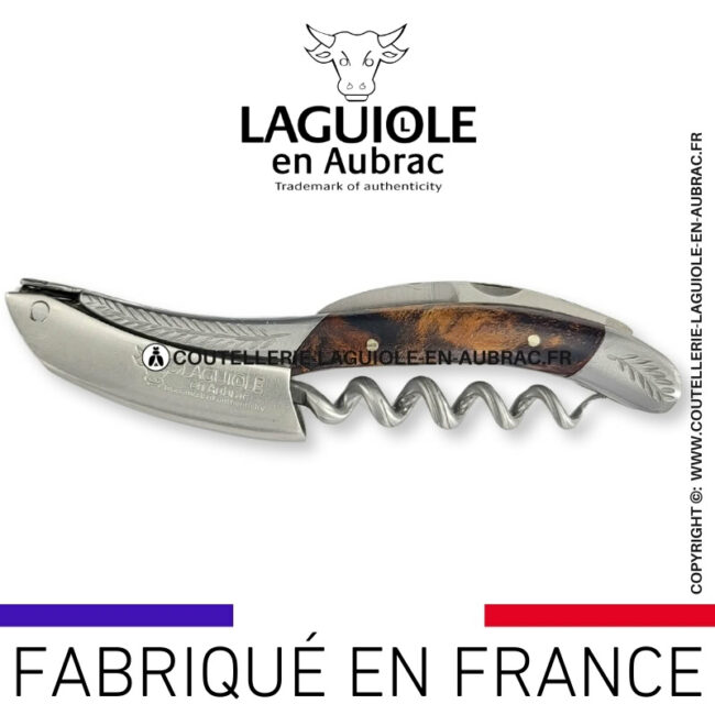 sommelier laguiole en aubrac mitres ornementées cep de vigne