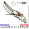 sommelier laguiole en aubrac mitres ornementées bois de cerf