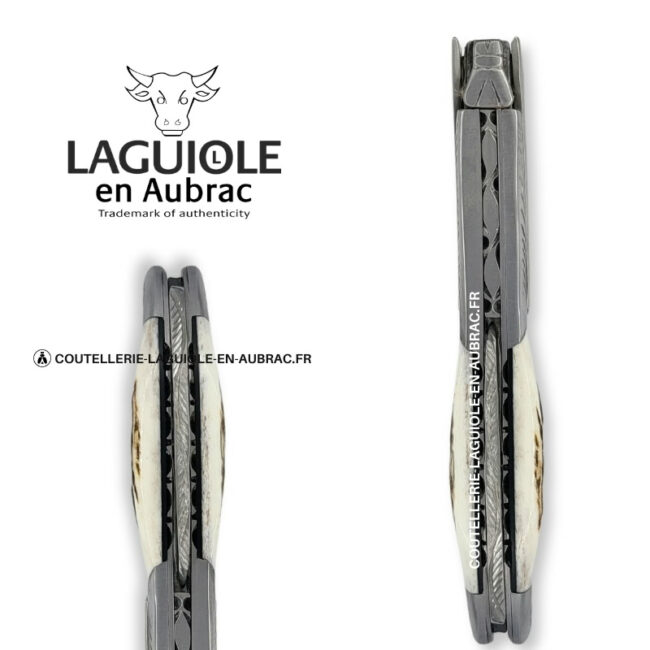 sommelier laguiole en aubrac mitres ornementées bois de cerf