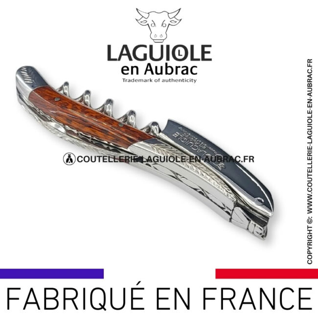 sommelier laguiole en aubrac mitres ornementées amourette