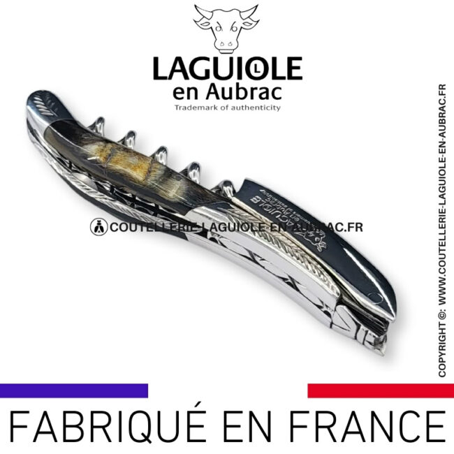 sommelier laguiole en aubrac mitres ornementées bélier