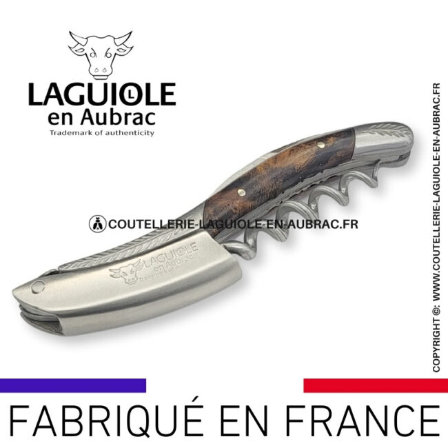 sommelier laguiole en aubrac mitres ornementées cep de vigne