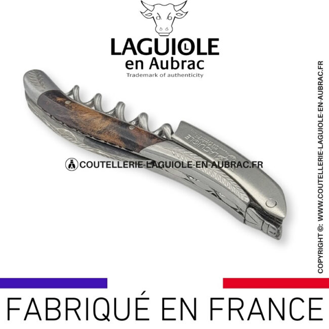 sommelier laguiole en aubrac mitres ornementées cep de vigne