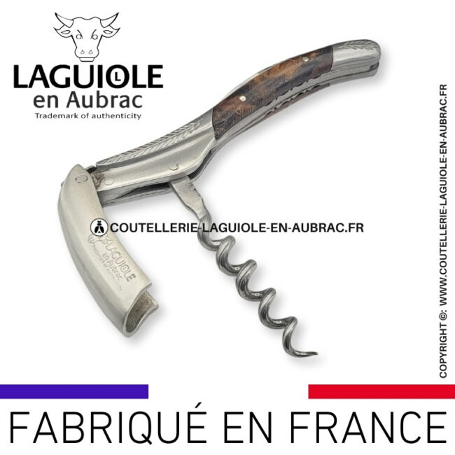 sommelier laguiole en aubrac mitres ornementées cep de vigne