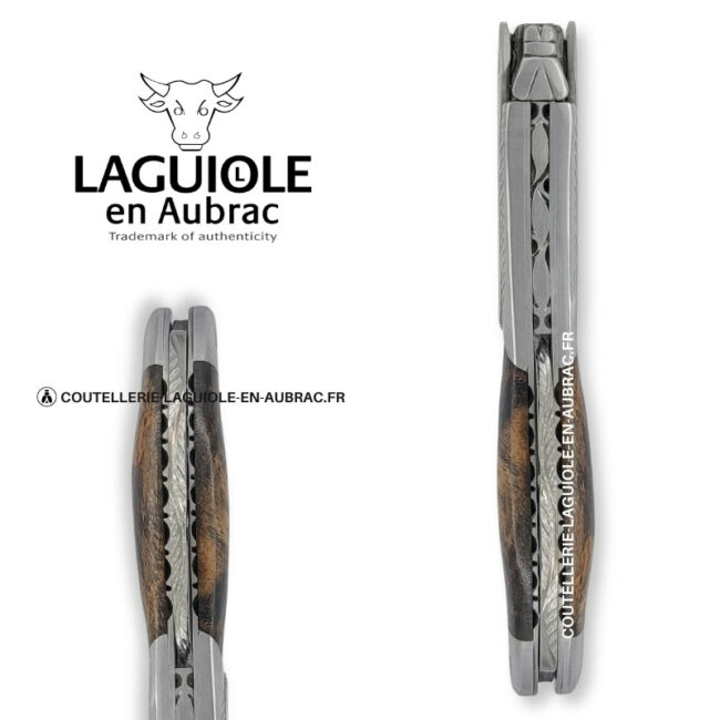 sommelier laguiole en aubrac mitres ornementées cep de vigne