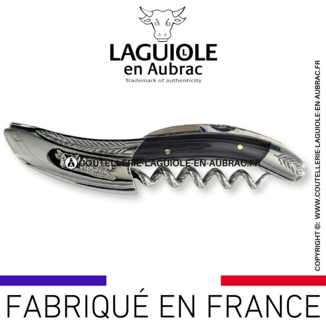 sommelier laguiole en aubrac mitres ornementées corne de buffle