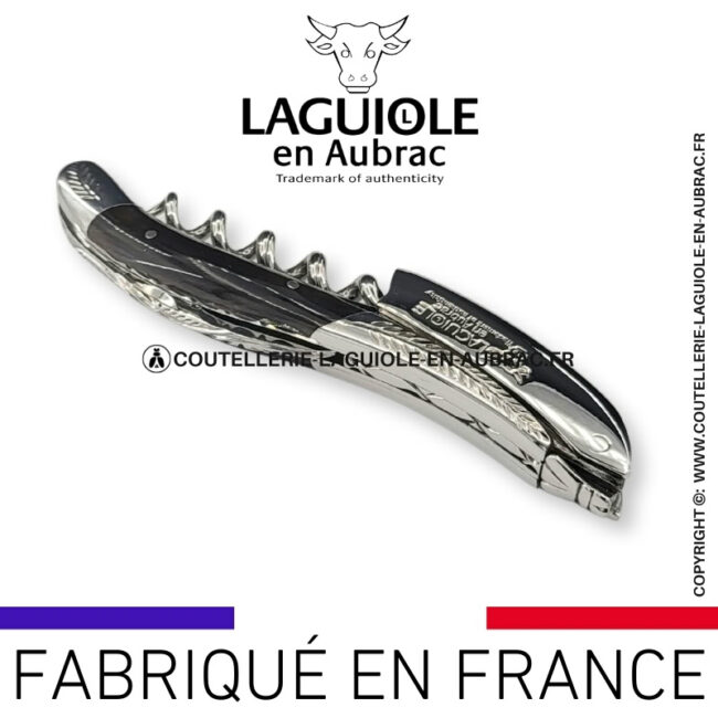 sommelier laguiole en aubrac mitres ornementées corne de buffle